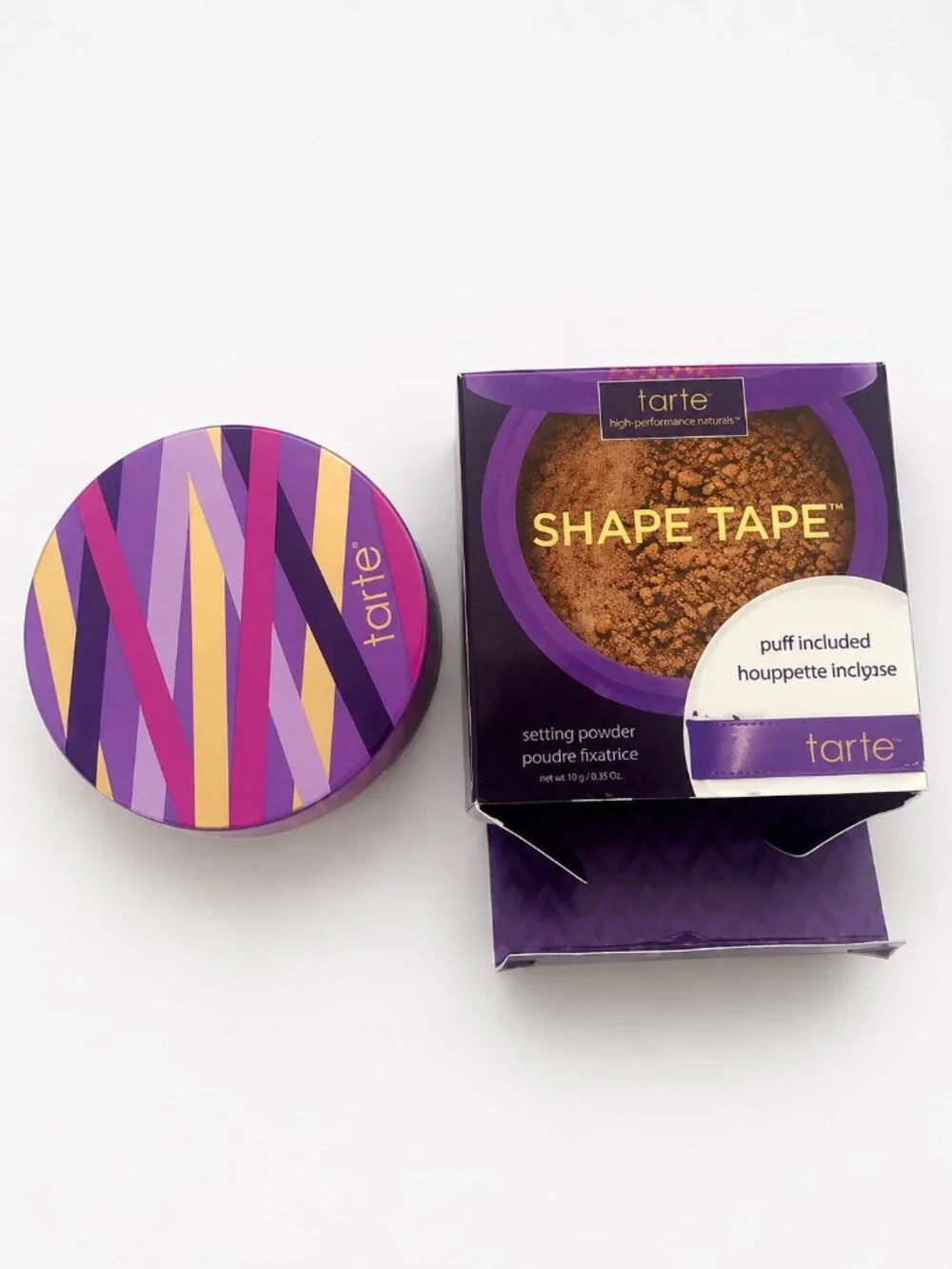 Tarte Shape Tape Setting Powder Translucent Tan-Deep 0.42 oz Full Size